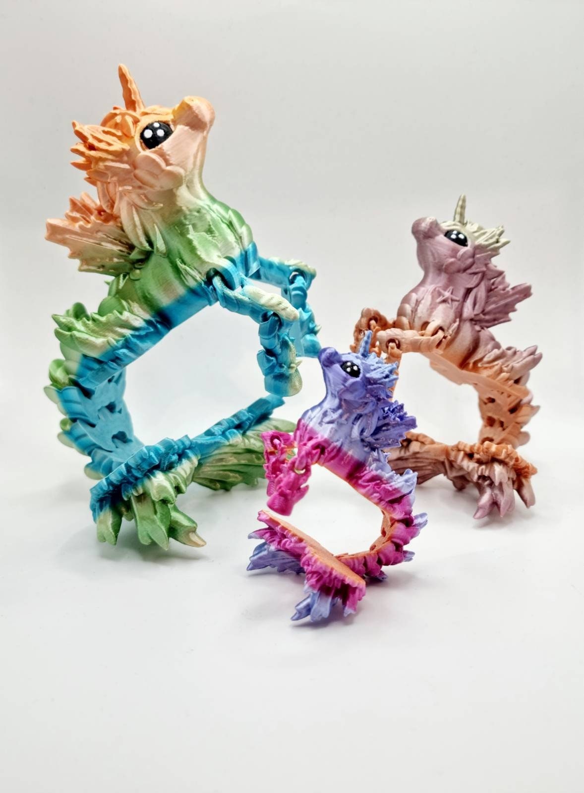 Articulated Self Standing Sea Horse Fidget Toy