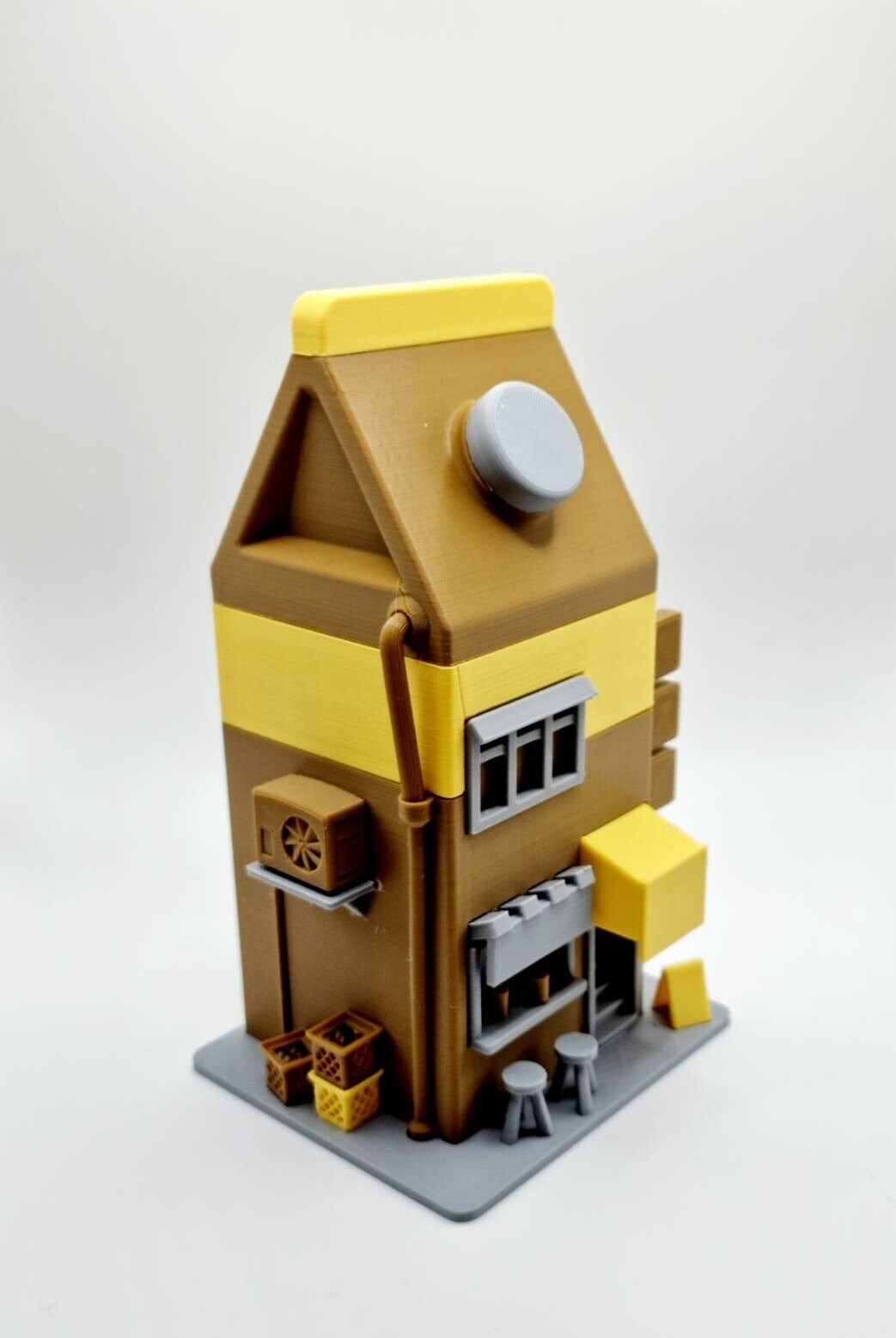 Milk Carton Coffee Shop Pen Pot