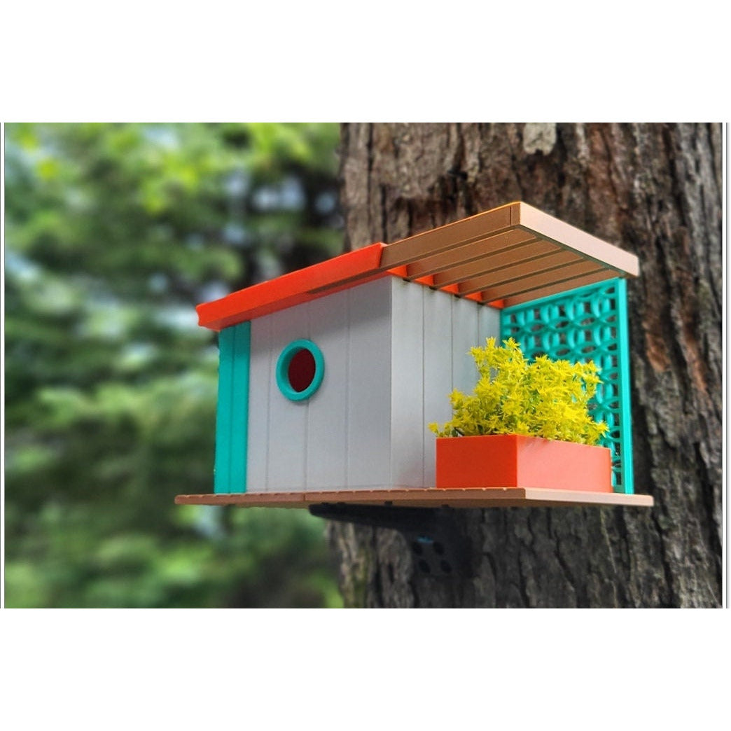 Mid Century Modern Bird house