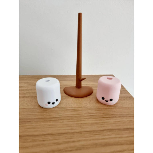 Kawaii Marshmallows with tree stand