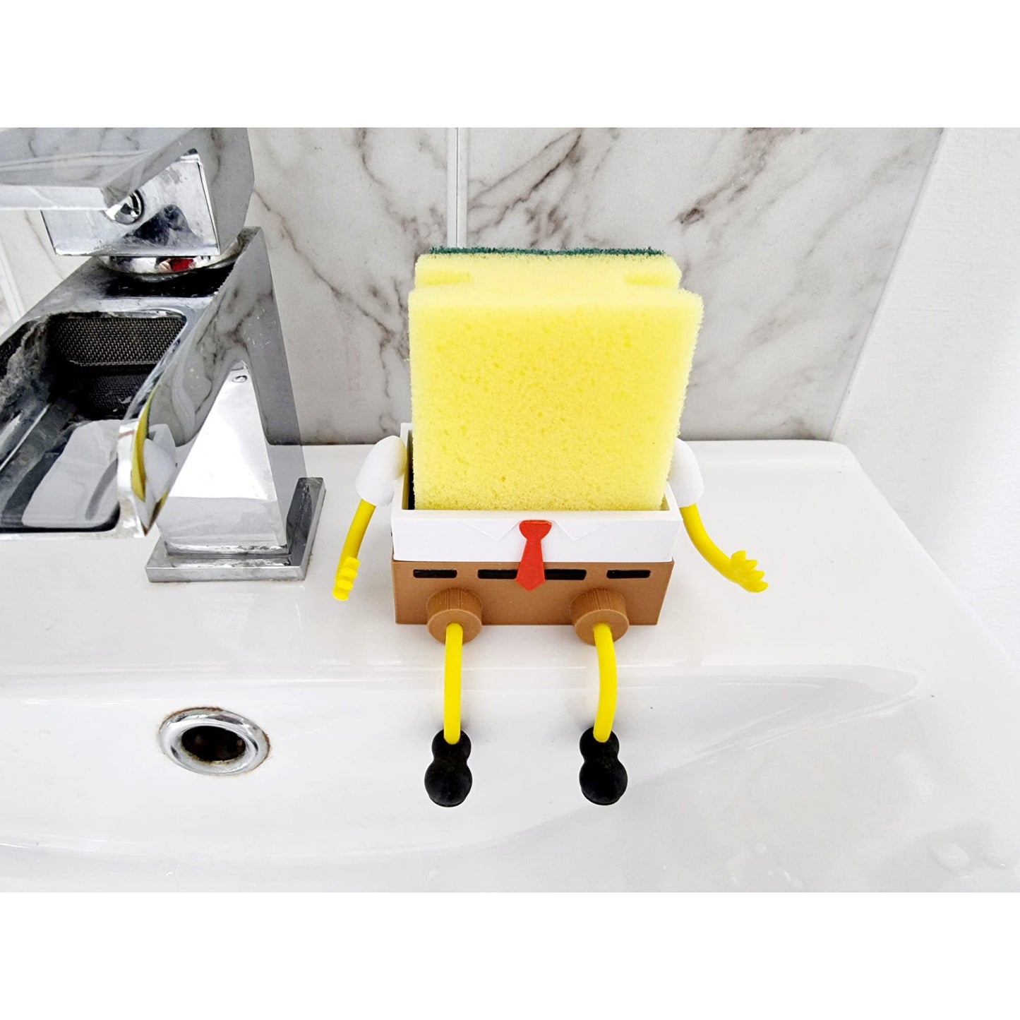 Spongebob Sponge holder, Patrick and Pineapple house Combo