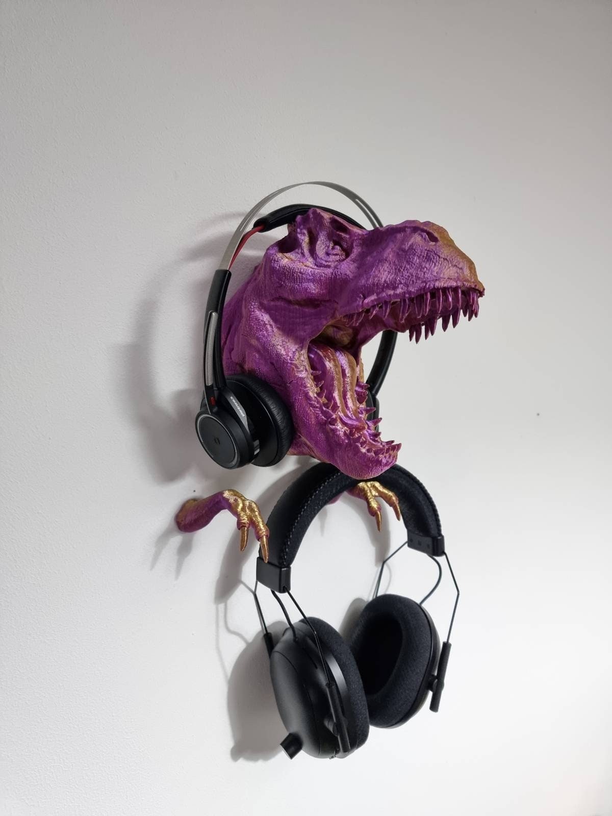 T-Rex Headphone Wall Hanger