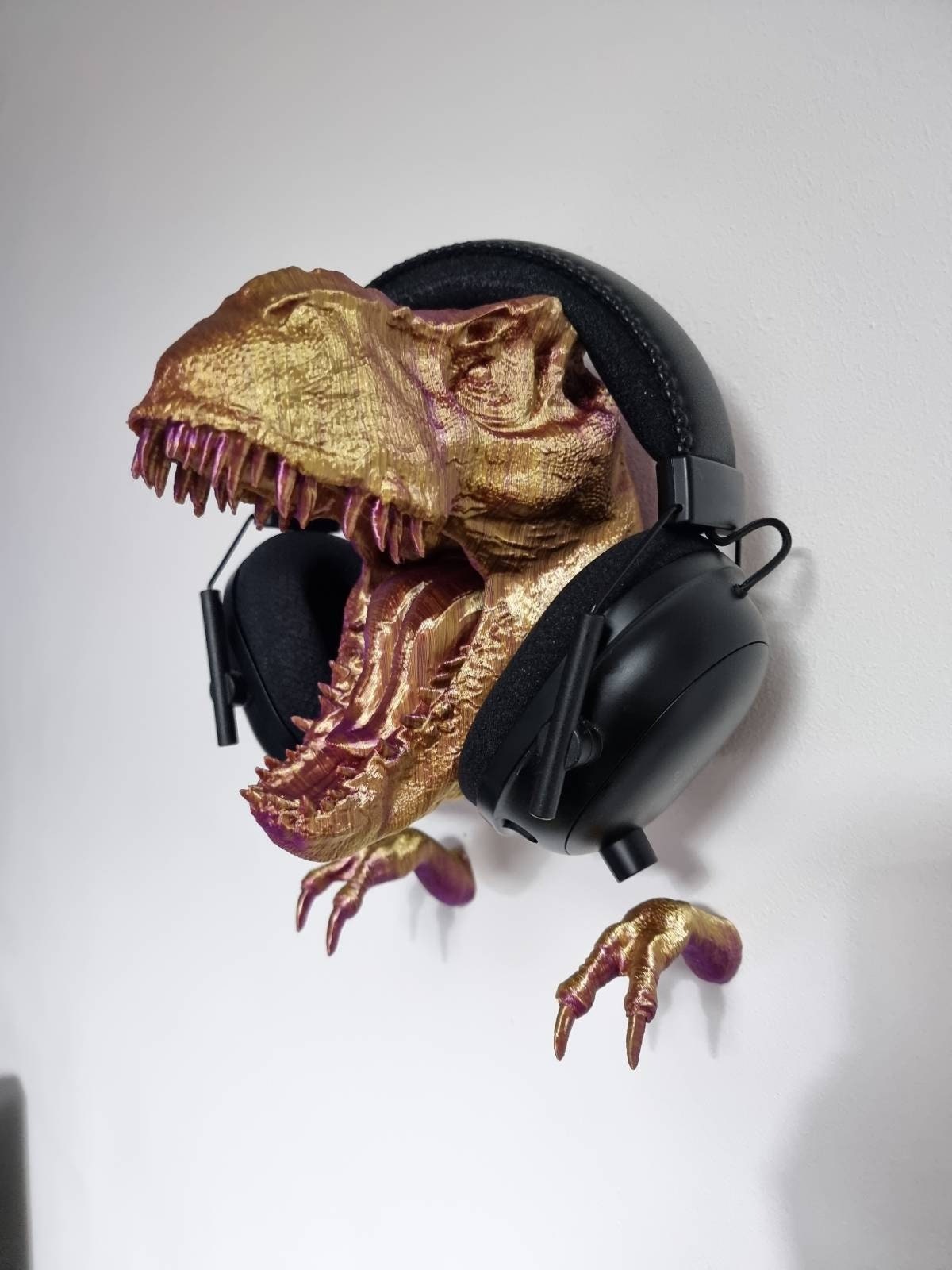 T-Rex Headphone Wall Hanger