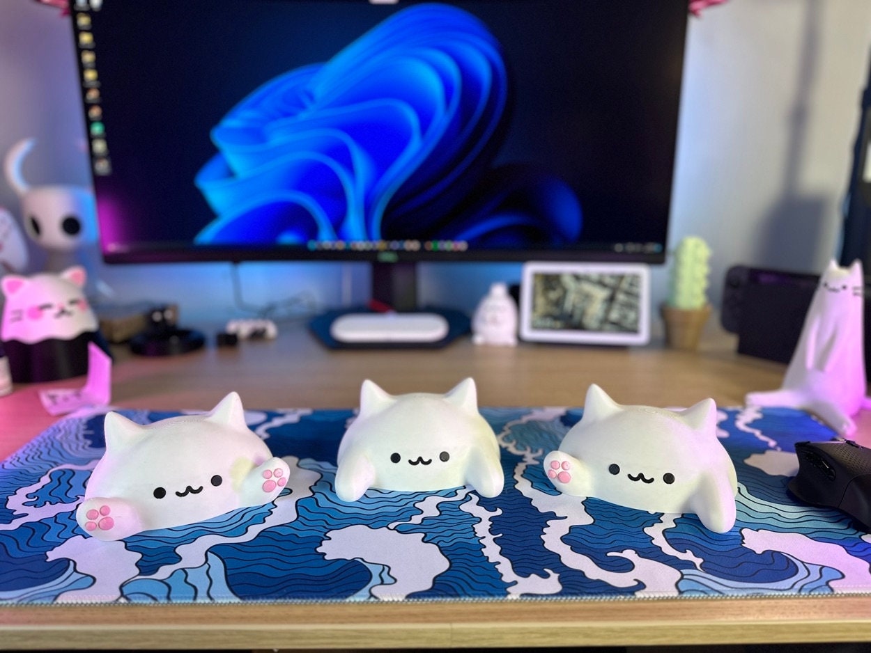 Bongo Cats - Desk Decoration