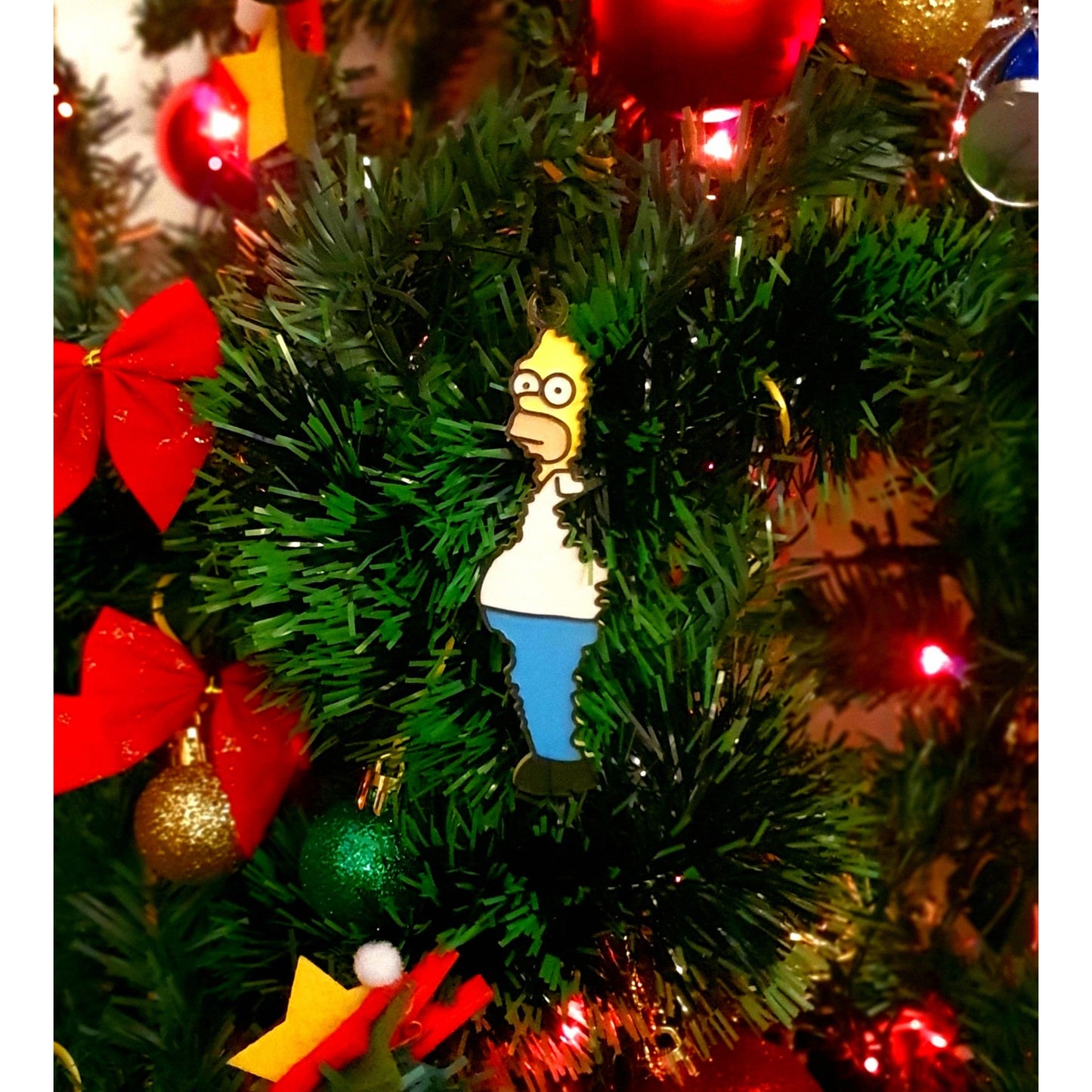 Homer Meme Christmas Bauble