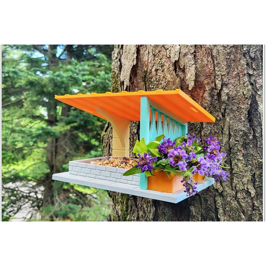 Mid Century Modern Bird Feeder