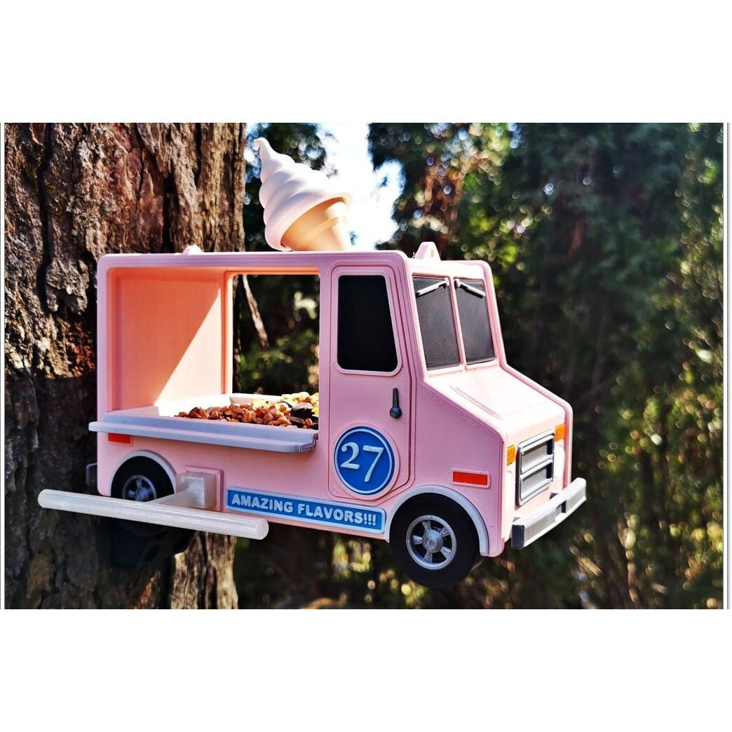 Ice Cream Truck Bird Feeder