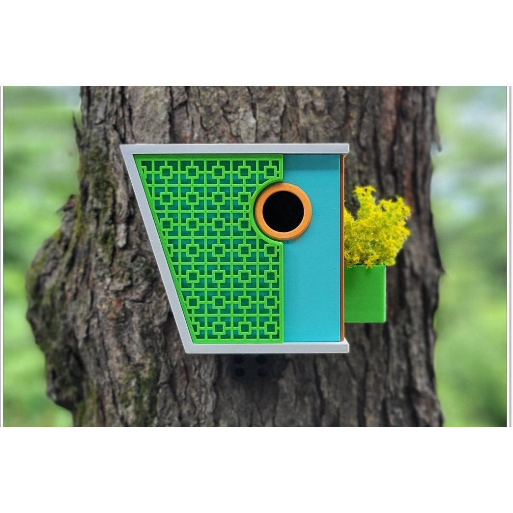 Mid Century Modern Bird house v2