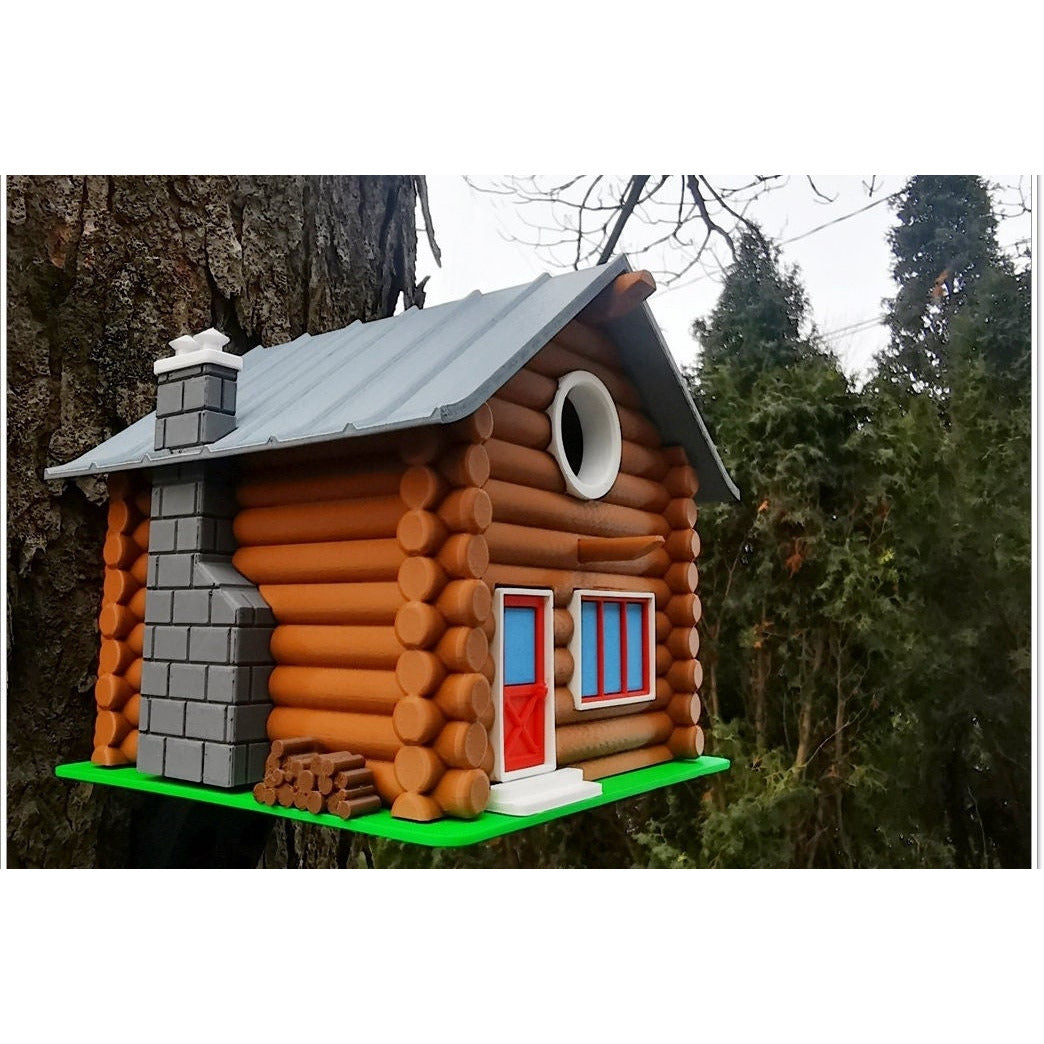 Log Cabin Bird House