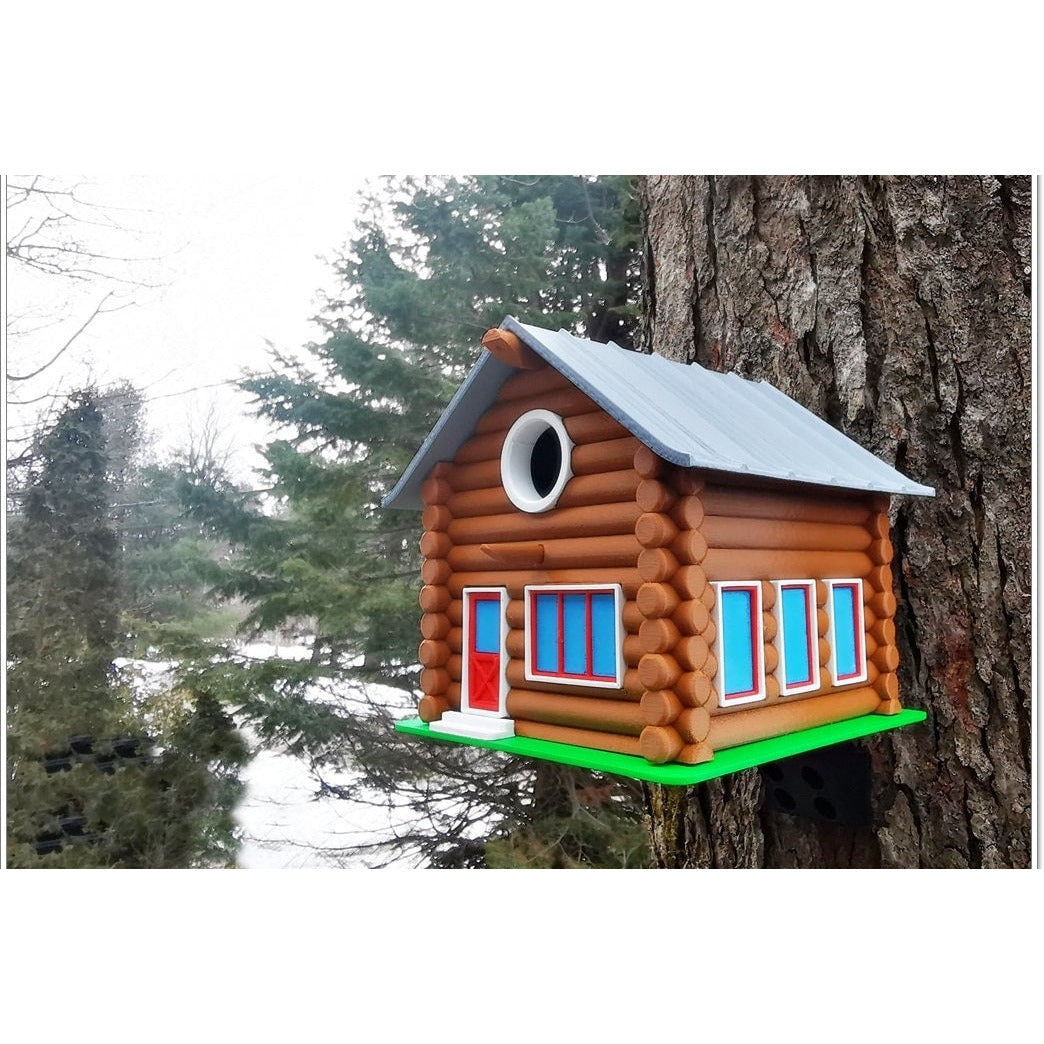 Log Cabin Bird House