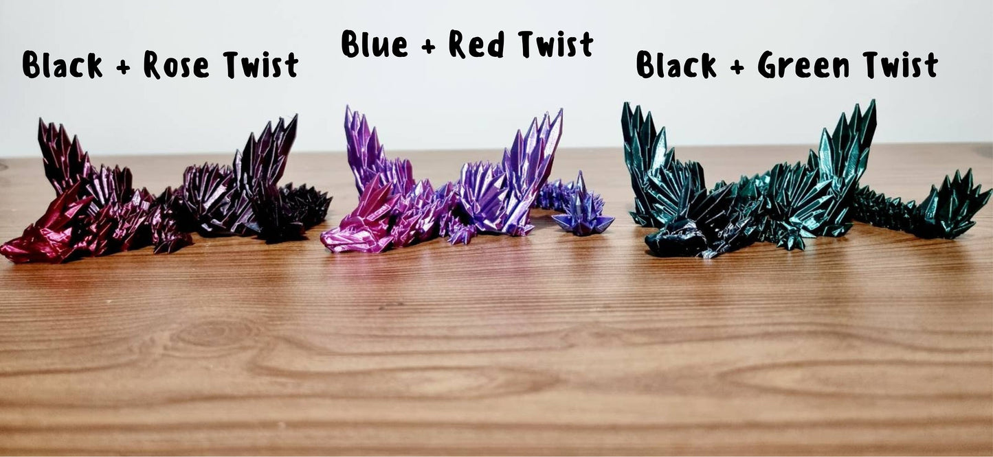 Rose Crystal Dragon