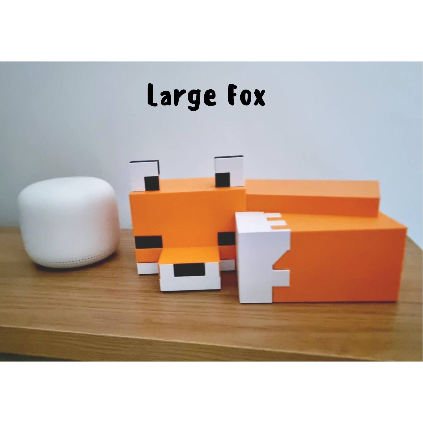 Minecraft-inspired Fox