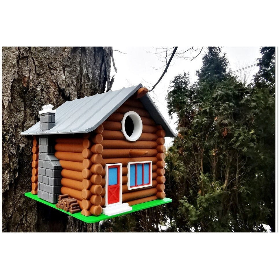 Log Cabin Bird House