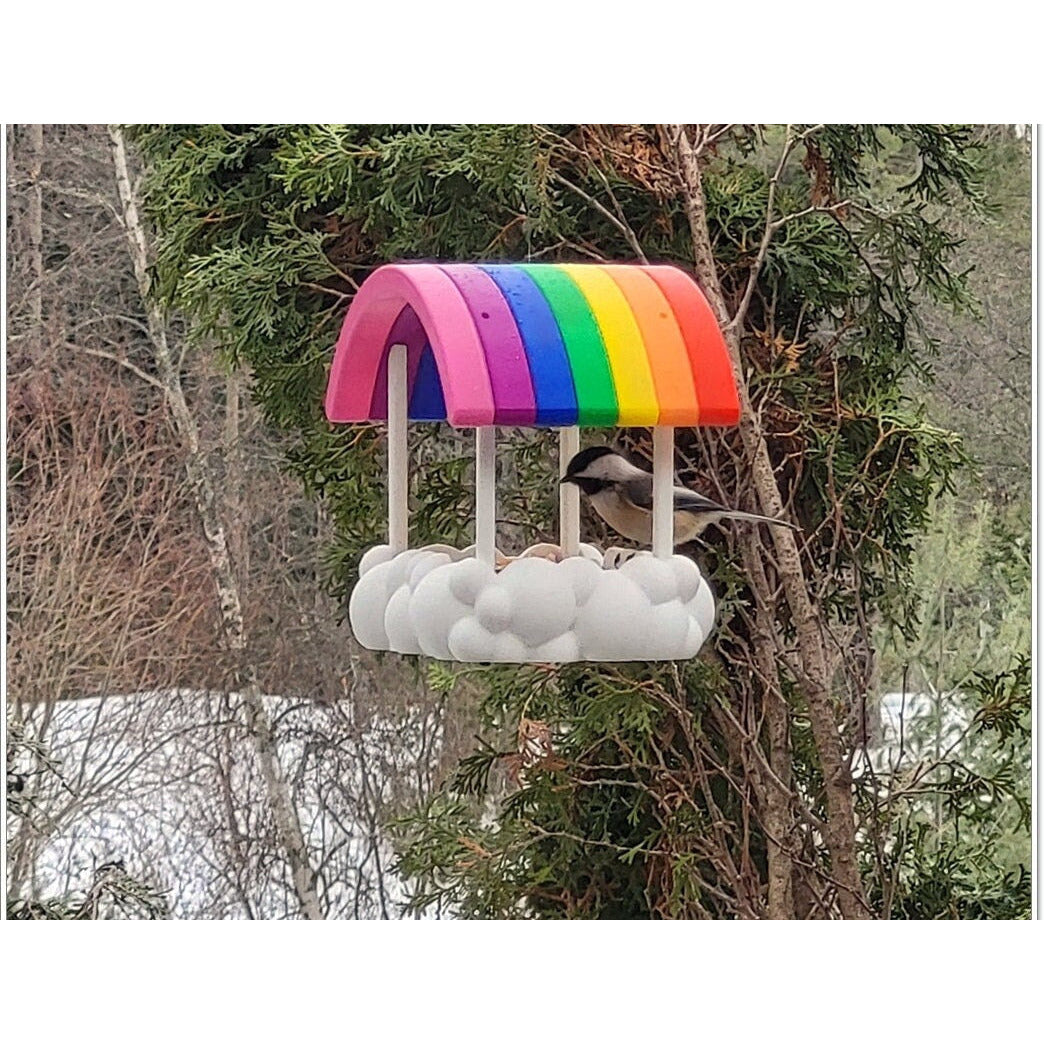 Under The Rainbow Bird Feeder