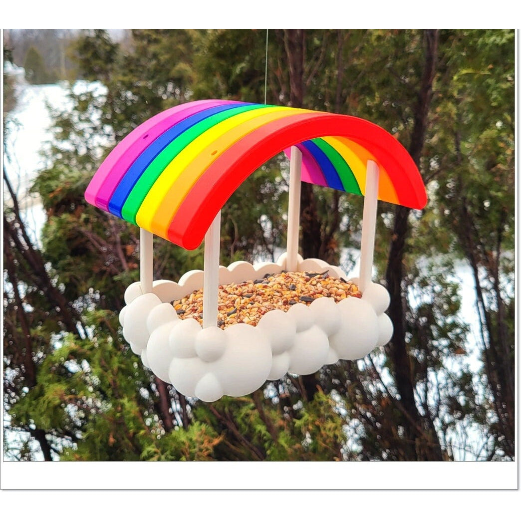 Under The Rainbow Bird Feeder