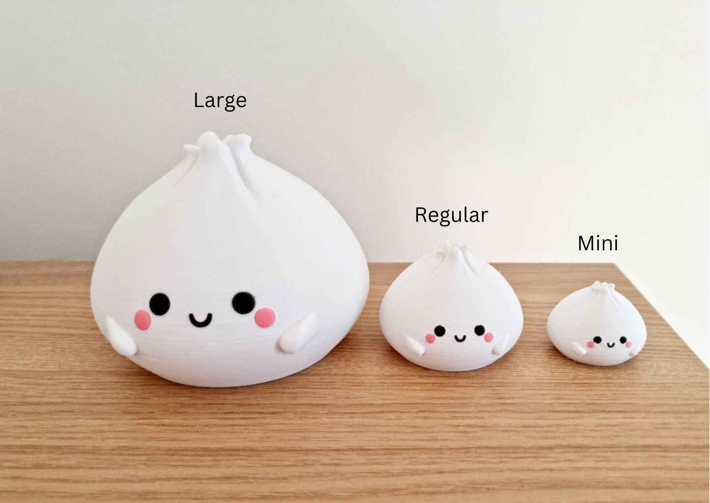 Kawaii Dim Sum Figurines in a Cute Basket - Home Decor