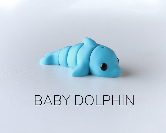 Baby Dolphin Fidget Model / Keyring