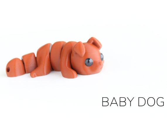 Baby Dog Fidget Model / Keyring