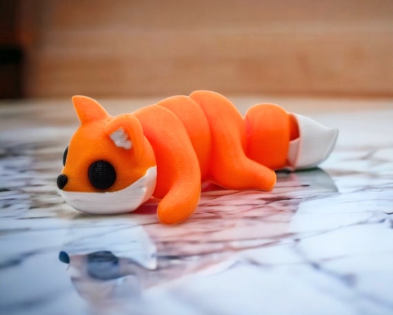 Baby Fox Fidget Model / Keyring