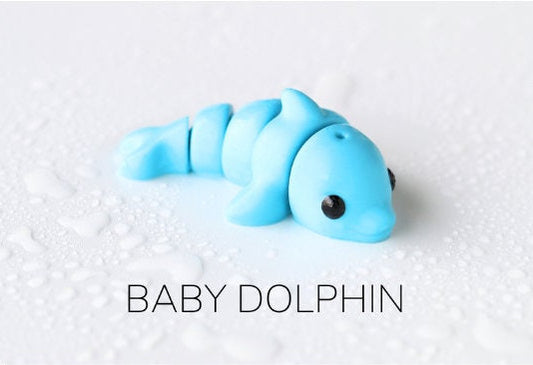 Baby Dolphin Fidget Model / Keyring