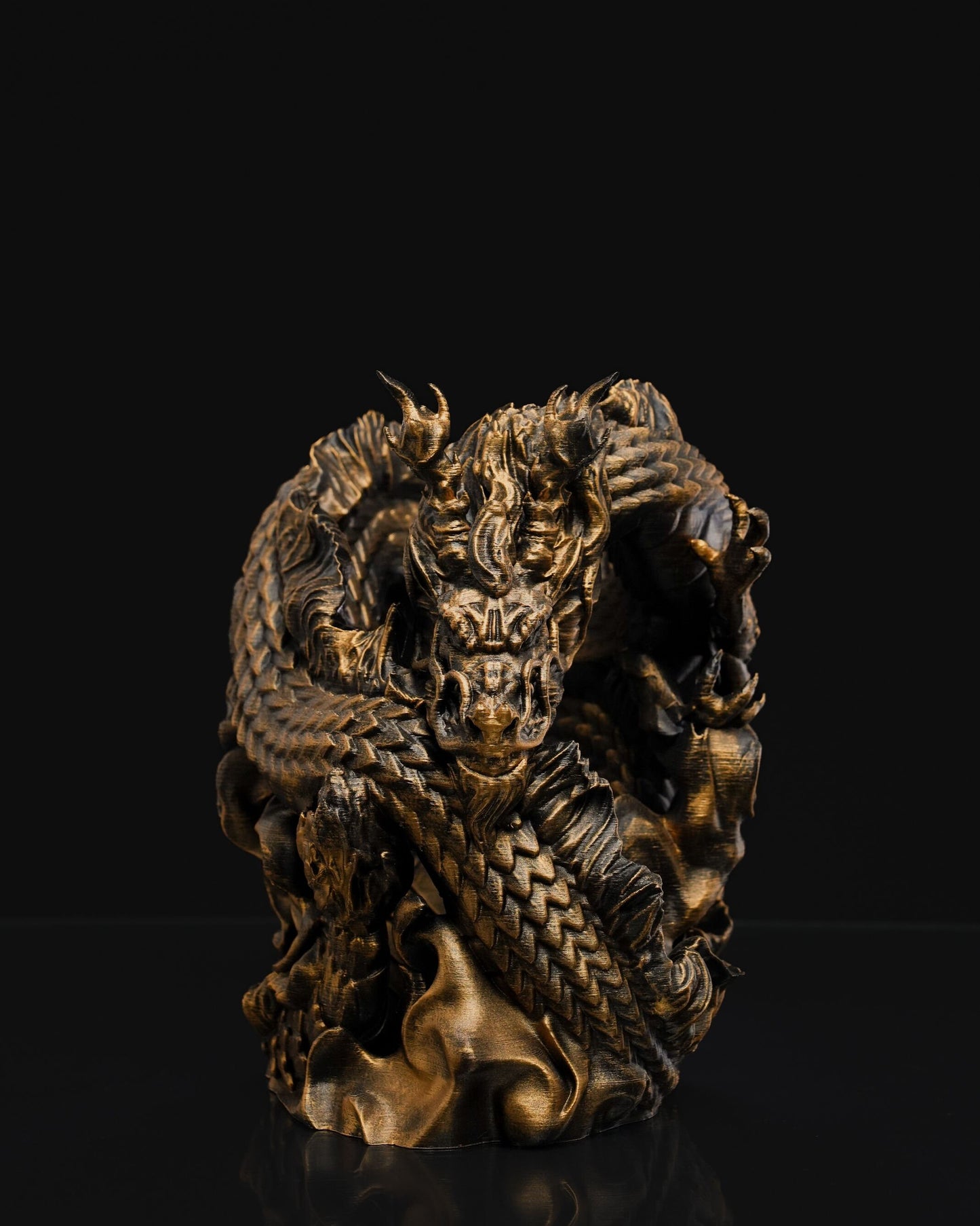 Chinese Dragon Bottle Holder
