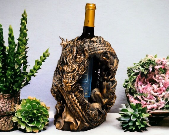 Chinese Dragon Bottle Holder
