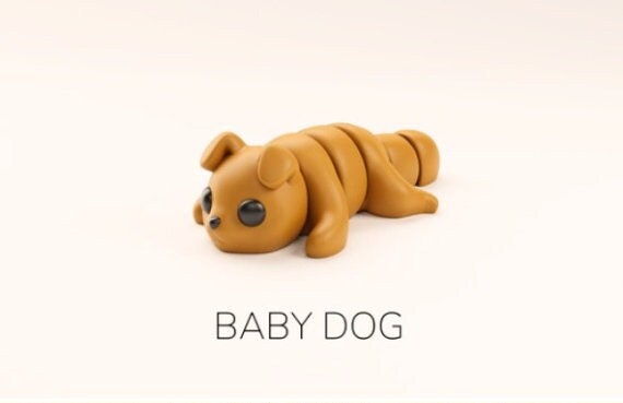 Baby Dog Fidget Model / Keyring