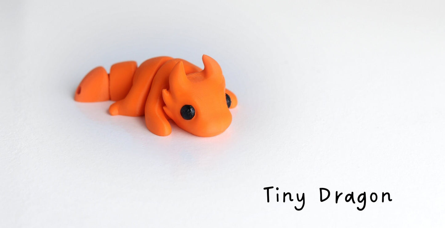 Tiny Dragon Fidget Model / Keyring