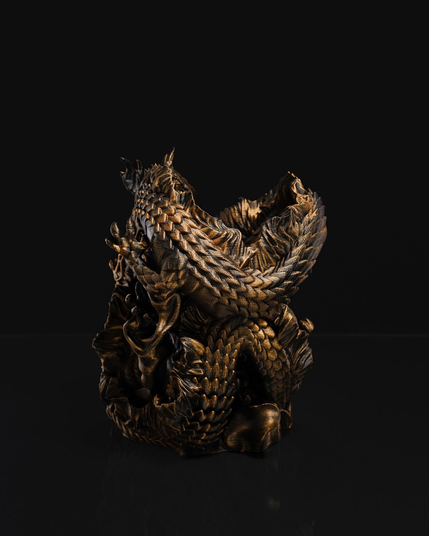 Chinese Dragon Bottle Holder
