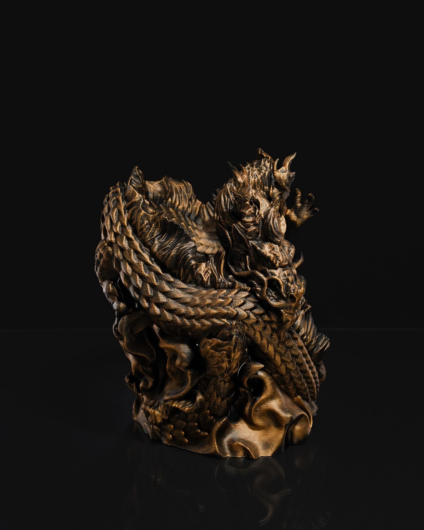 Chinese Dragon Bottle Holder