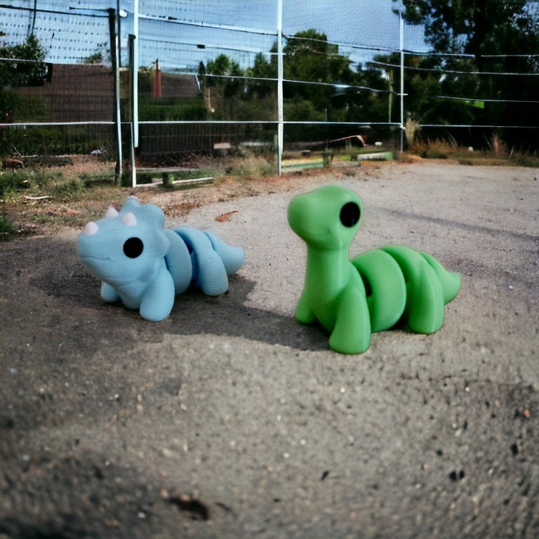 Baby Brontosaurus Fidget Model / Keyring