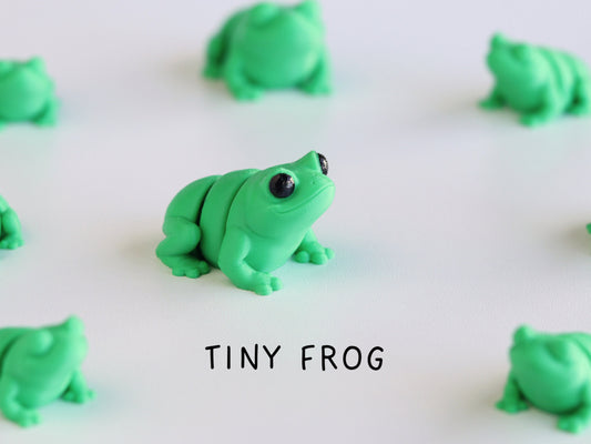 Tiny Frogs with Cute Butts Model / Keyring