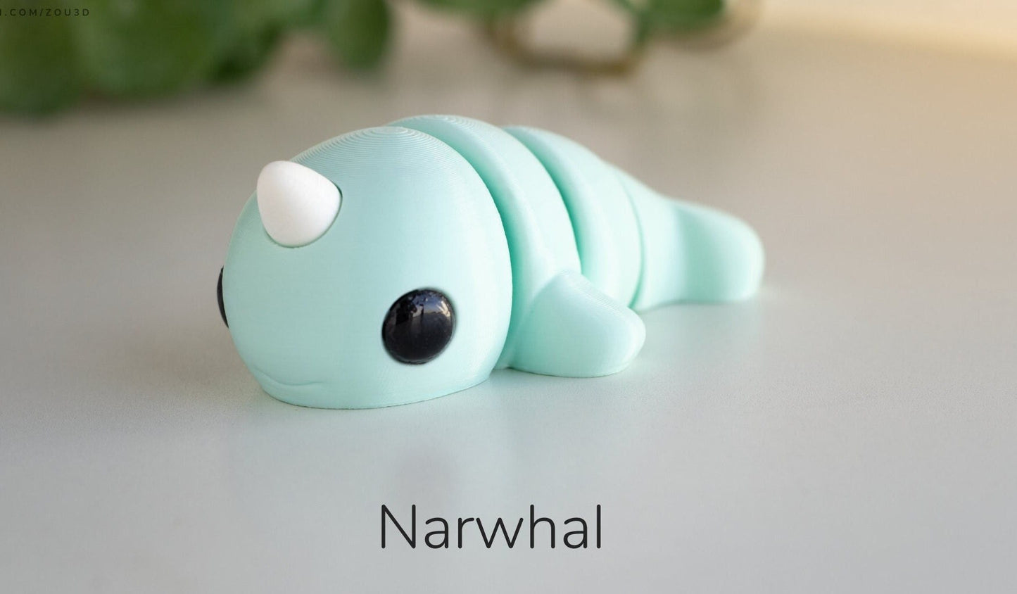 Baby Narwhal Model / Keyring