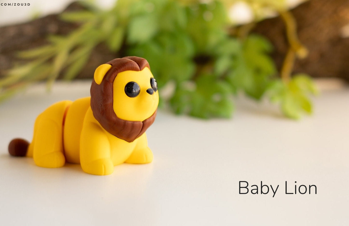 Baby Lion Fidget Model / Keyring