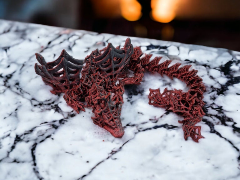 Wicked Winged Dragon - 3 sizes - Flexible Sensory Model